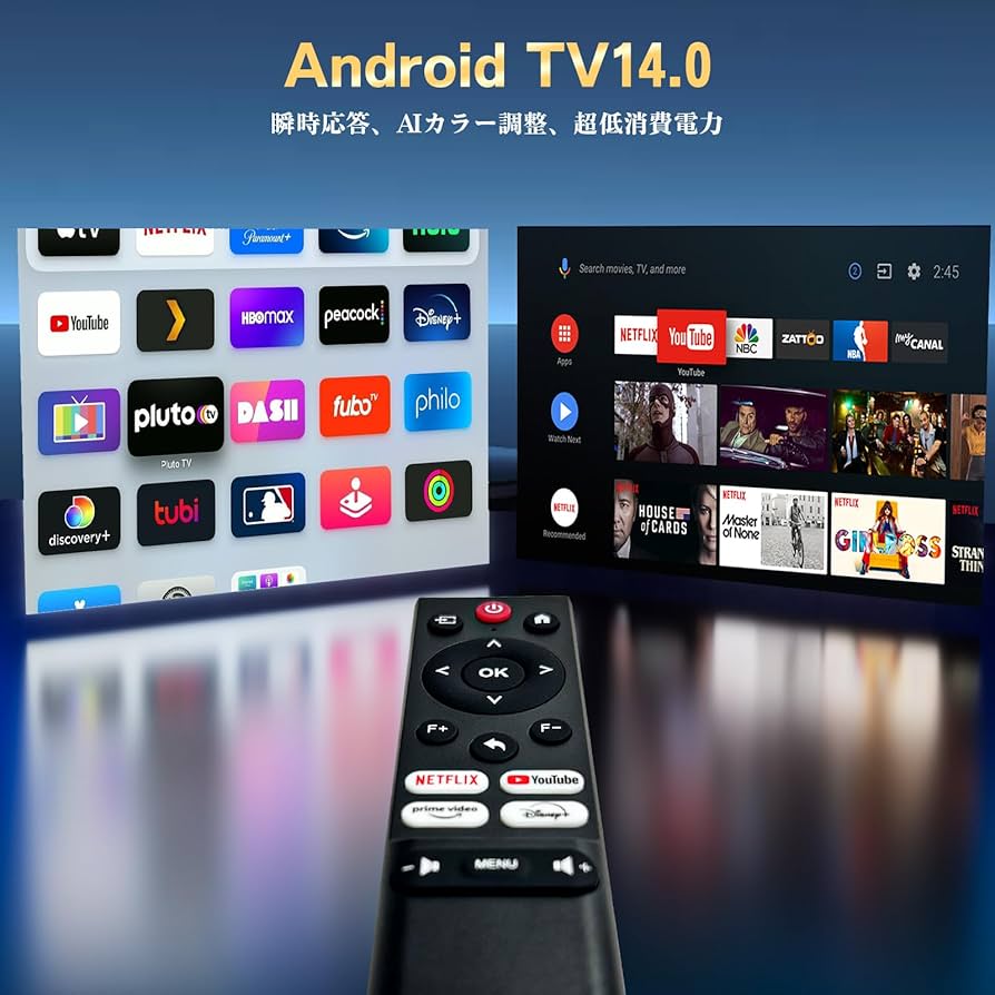 Amazon.co.jp: プロジェクター 家庭用 1200ANSI 【Android TV 14.0搭載